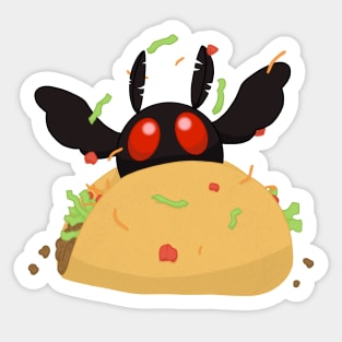 Taco Time Mothman Sticker